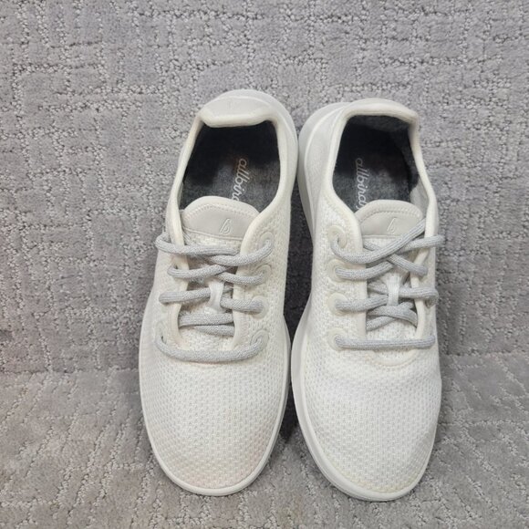 All Birds Tree Runner Women's Size US 7 White Low Top Athletic Sneakers. - Picture 4 of 9